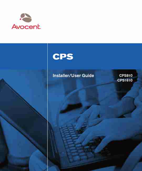 Avocent Switch CPS1610 CPS-page_pdf